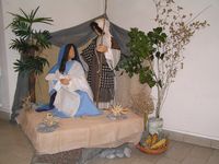 Figurine de Marie et Joseph
